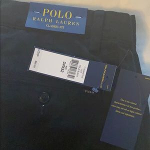 Polo black chinos